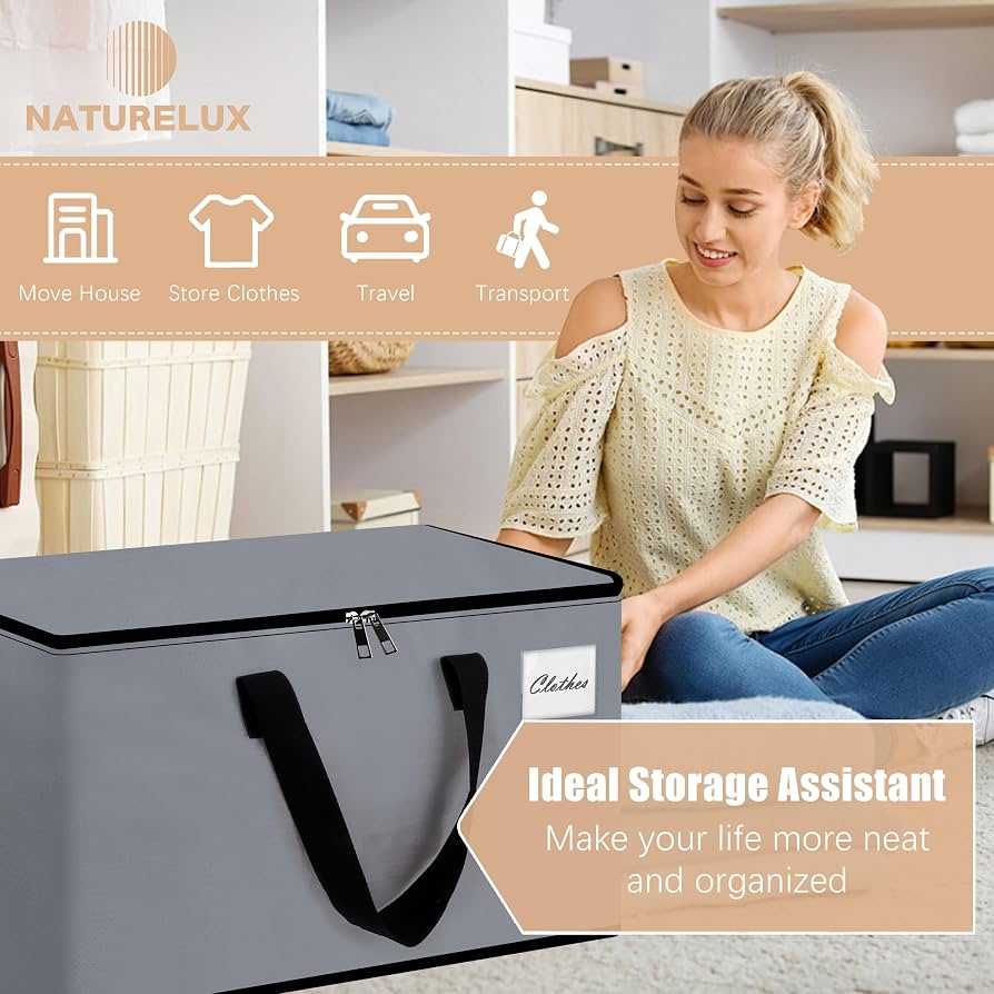 Amazon.com: NATURELUX Heavy Duty Moving Bags - Extra Large Packing