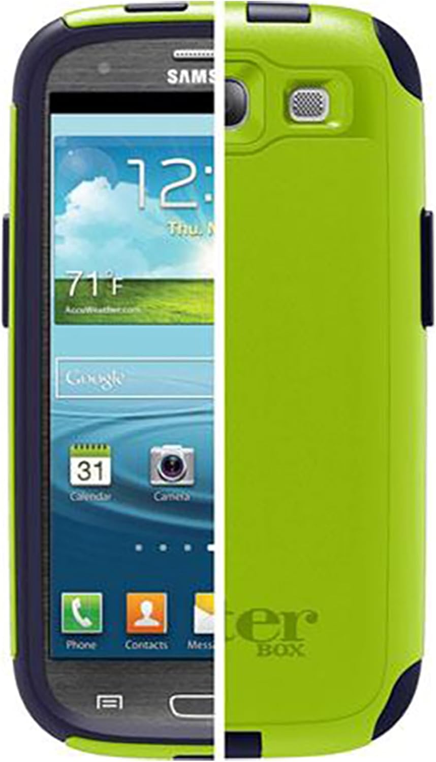 OTTERBOX COMMUTER SERIES Case for Samsung Galaxy S III - Lime Green