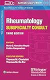 Washington Manual Rheumatology Subspecialty Consult (The Washington Manual Subspecialty Consult Series)
