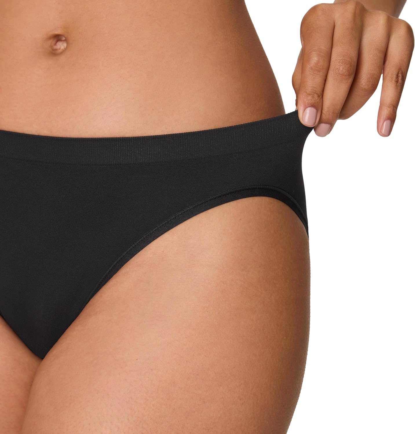 Hanes Women's Bikini Underwear 7-pack - Seamless Stretch Bikini Panties - Smooth Fit - 4-way Stretch No Side Seams