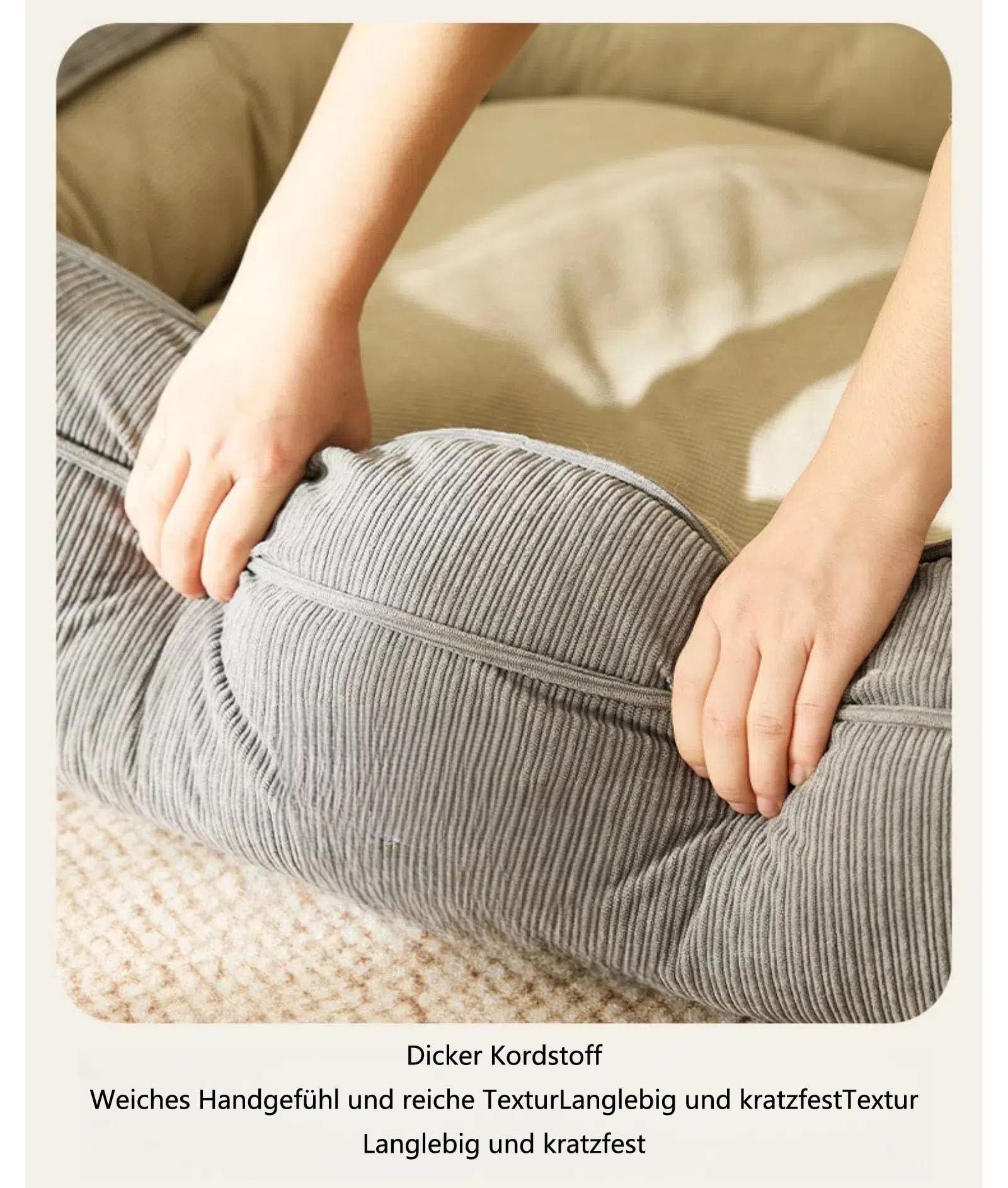 Cama ortopédica para perros, almohada para perro, cesta para perro, cama mullida para perros grandes, medianos y pequeños, verde, L