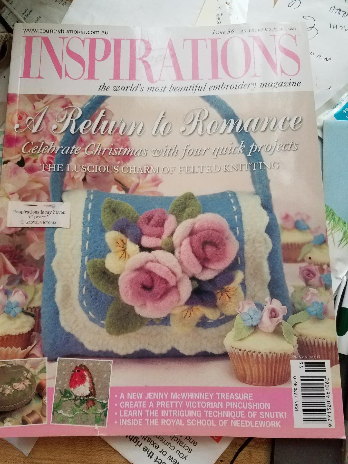 Inspirations Magazine Embroidery EMBROIDERY & ORIGAMI