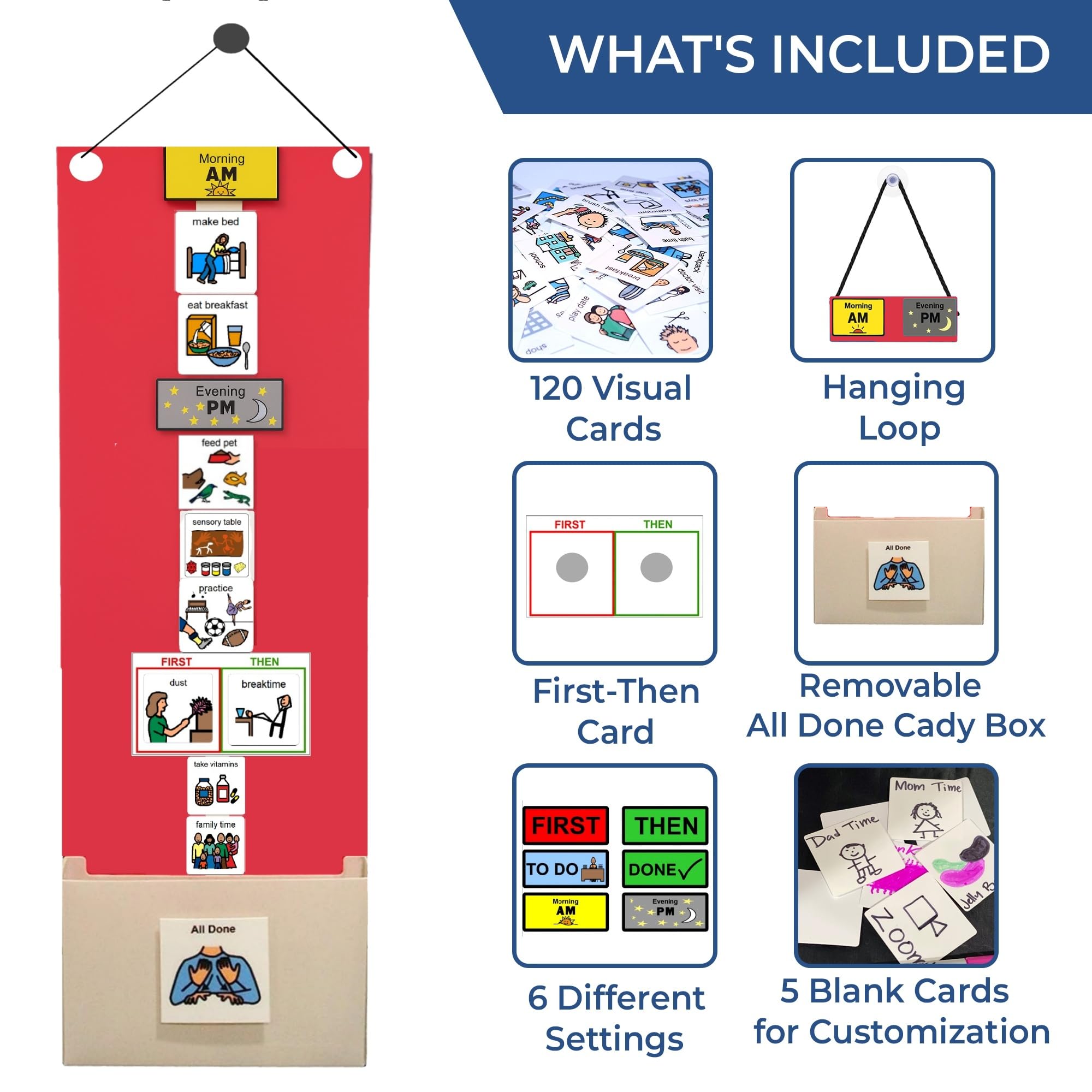 Visual Schedule For Kids Autism Buy Visual Schedule For Kids Chore ...