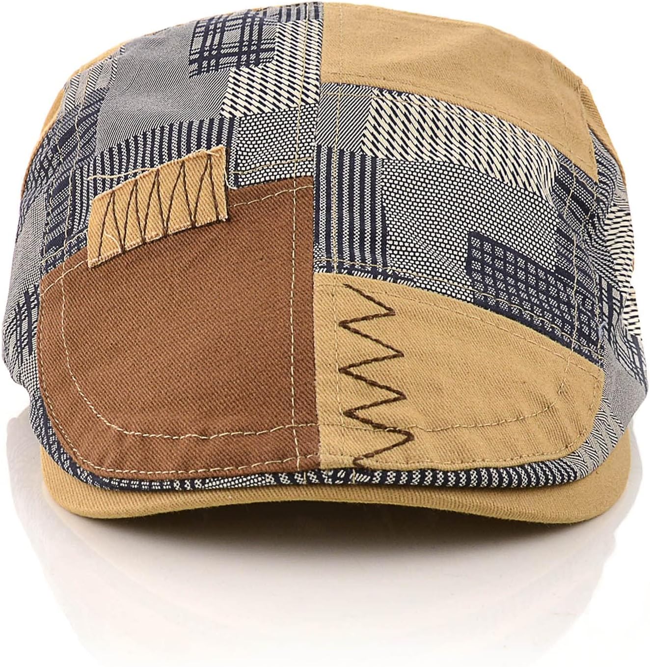 MOACC M Men's Beret Hat Cotton Buckle Adjustable Newsboy Hats Cabbie Gatsby Cap - Image 3