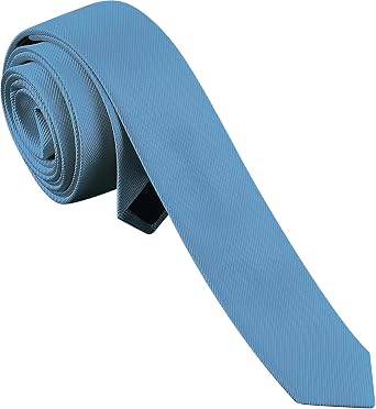 Branduce Men's Skinny Ties Solid Color Formal Neckties 1.58" 4CM Slim Ties For Men