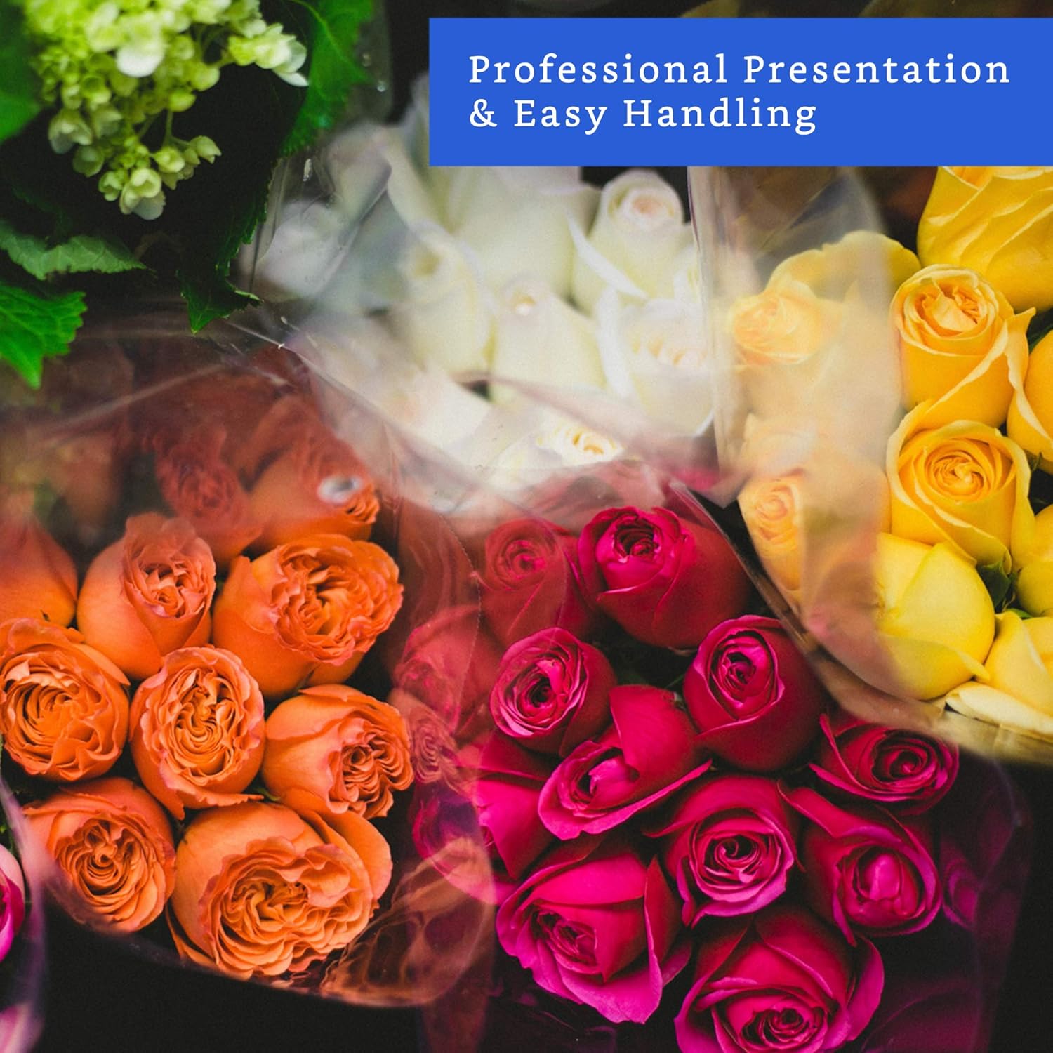 110 ft Clear Cellophane Wrap Roll (31.5 in x 110 ft) - Cellophane Roll - Clear Wrap Cellophane Bags - Clear Wrapping Paper to Wrap Gift Baskets - Clear Gift Wrap - Celophane Basket Wrap - Cello Wrap: Health & Personal Care