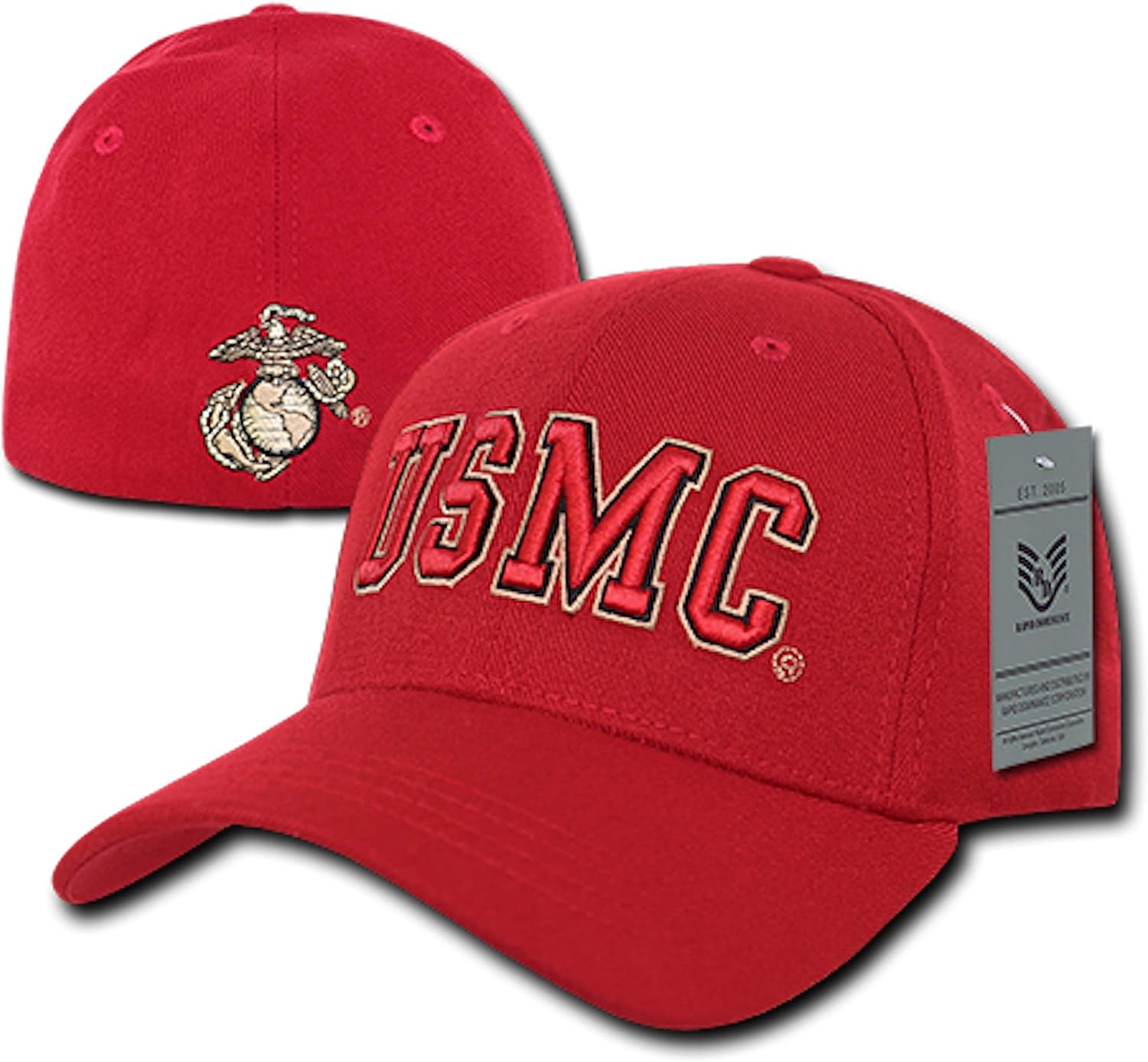 Baseball Structured Fitted Cap Hat 