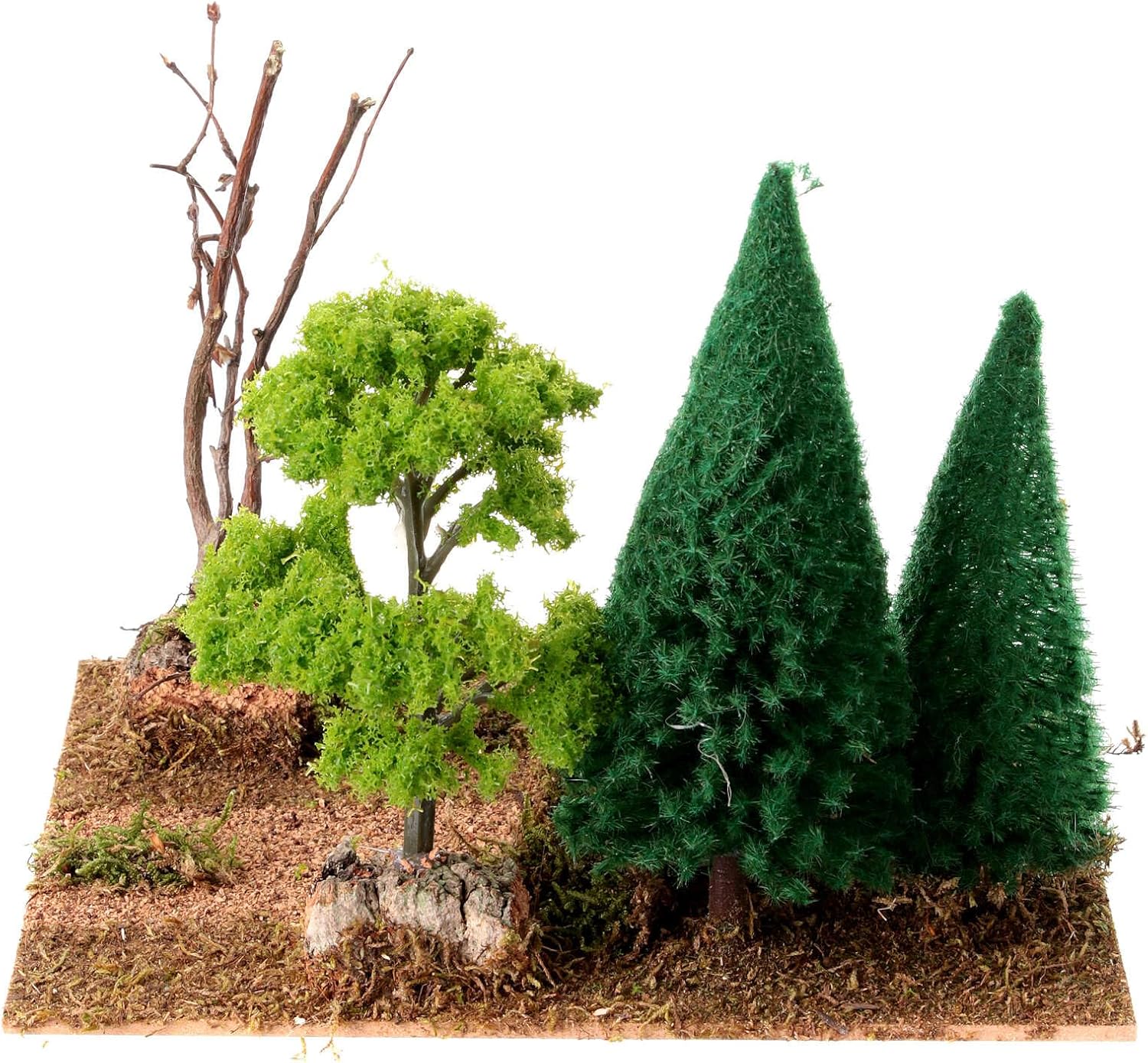 Country Path Forest woodpile 15x20x15 cm Nativity Scene 6-8cm