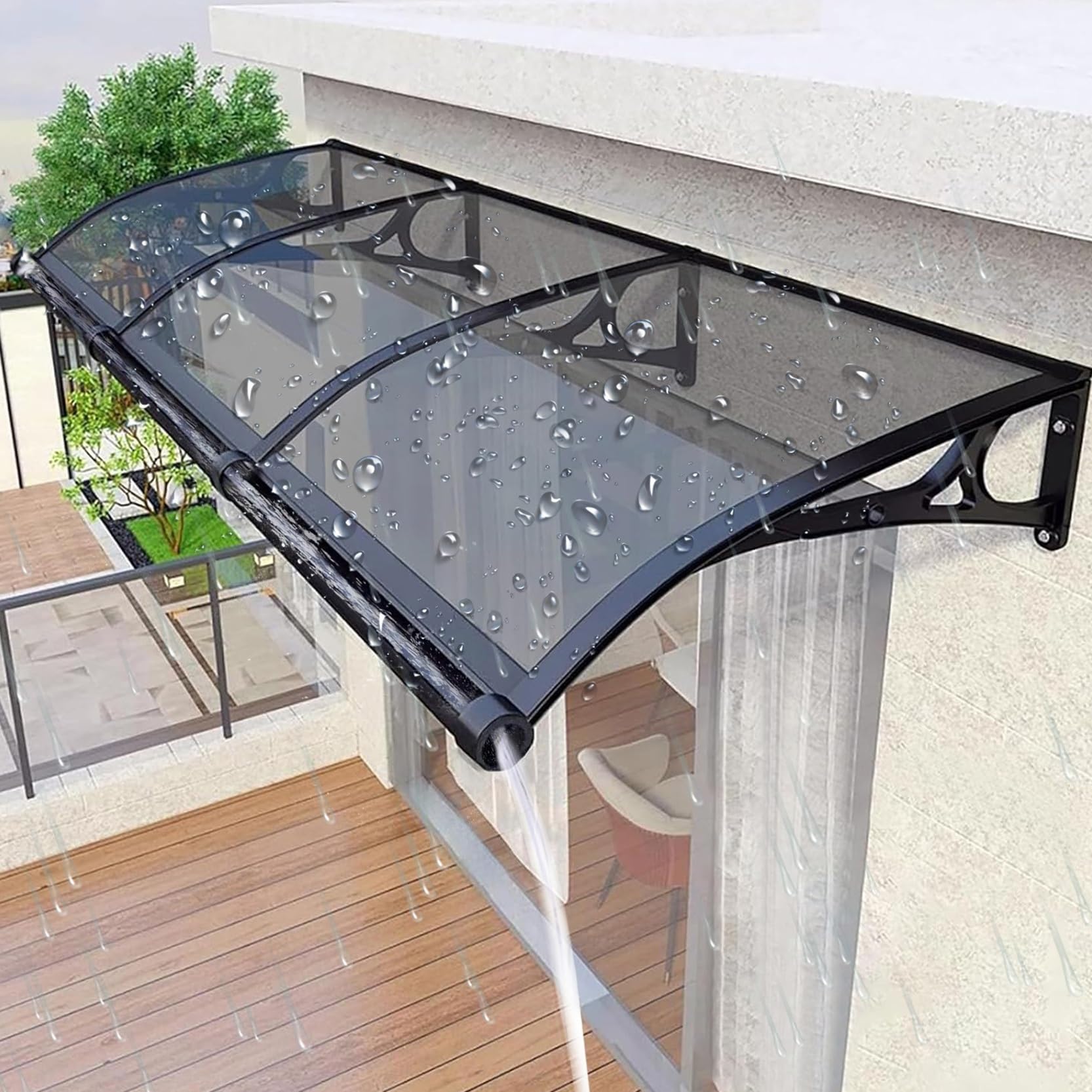 Toldo para ventana moderno para transformar patios terrazas y cenadores