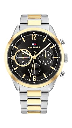 Tommy Hilfiger Mens Multifunction Watch Stainless Steel Classic Quartz Timepiece