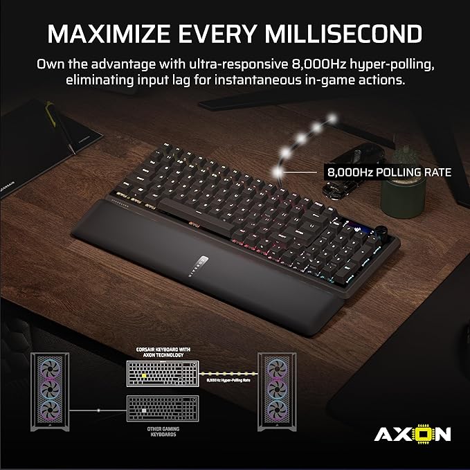 Teclado Gamer Mecánico Corsair Vanguard 96 Con Cable Layout miniatura 3