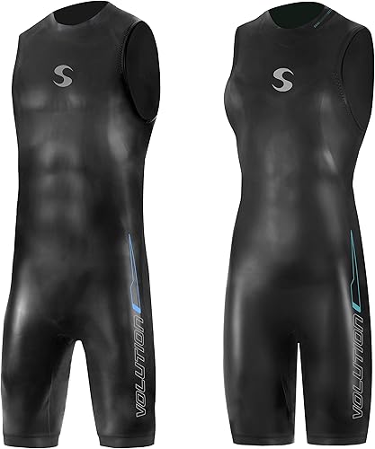 Miniatura 6 de Synergy Traje de neopreno de triatlón de 30.079in - Volution sin mangas, de neopreno de piel suave para natación en aguas abiertas, aprobado por