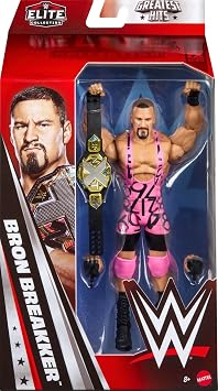 WWE Bron Breakker with Belt Mattel Elite Collection Greatest Hits Series 10 Wrestling Action Wrestler Figure Toy