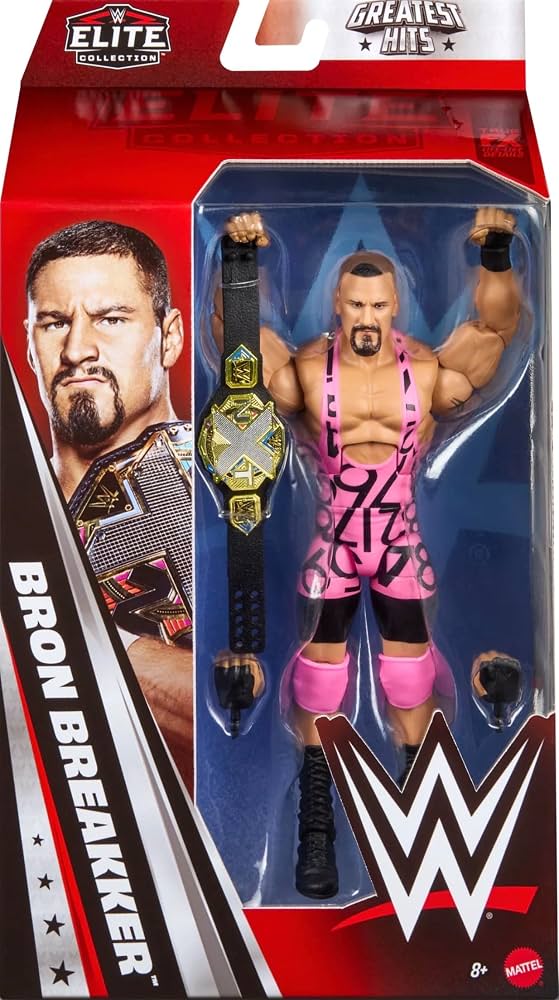 Amazon.co.jp: WWE Bron Breakker With Belt Mattel Elite Collection