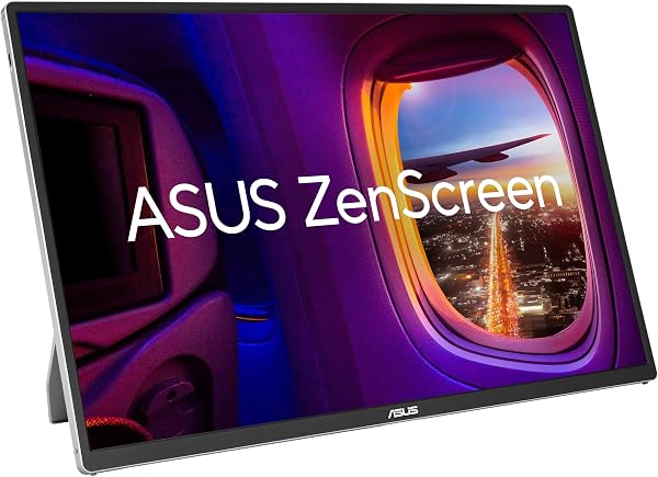 ASUS ZenScreen OLED MQ16FC Portable Monitor (16 Inch 16:10 WUXGA (1920 x 1200) OLED Panel, Power Pass Through, Auto Rotate, Tripod, USB Type-C, Mini HDMI, 95% DCI-P3, Flicker Free, Low Blue Light) - 1