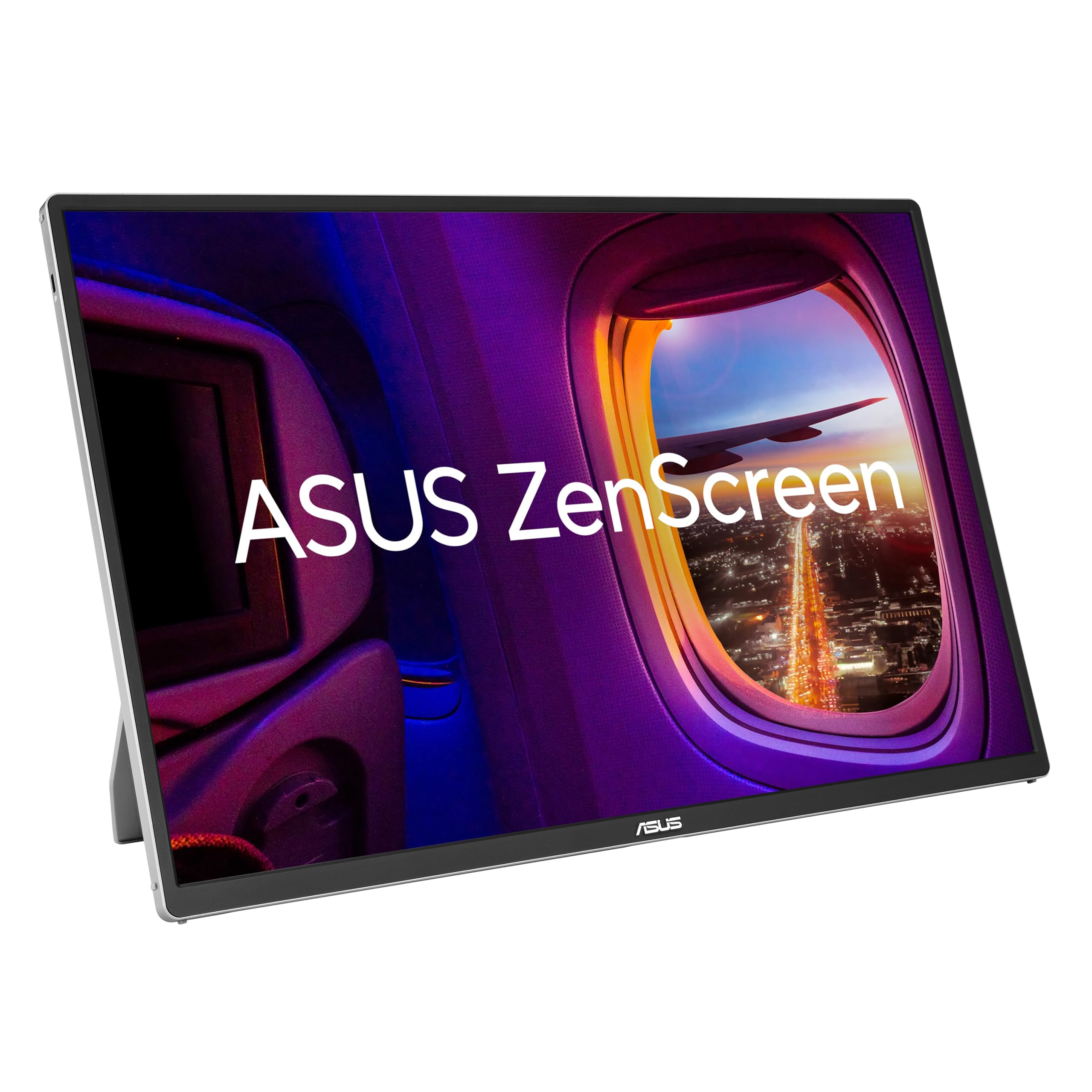 ASUS ZenScreen MQ16FC 15.6 Zoll WUXGA OLED Portable Monitor | Auto-Rotate, Power Pass-Through, Stativgewinde, 95% DCI-P3, TÜV-Zertifiziert Flicker-Free, Blaulichtfilter, USB-C, Mini-HDMI
