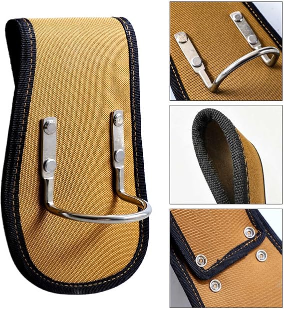 Hammer Holder Belt Clip, Lightweight Portable Organizer Tool for Carpenters Electricians Oxford Cloth Heavy Duty Secure Belt Loop Comfortable Wear 1 Pack
