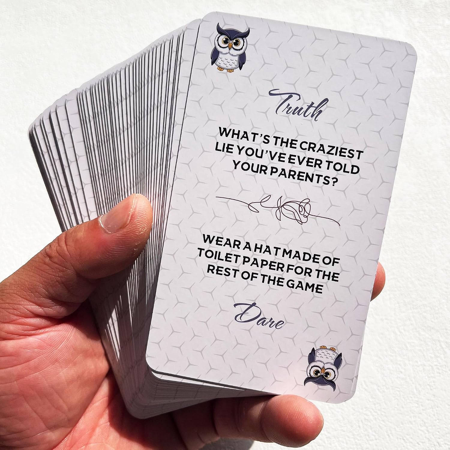 Truth or Dare Card Game - Family Interactive Party Game for Bonding Group Activities and Funny Game Night