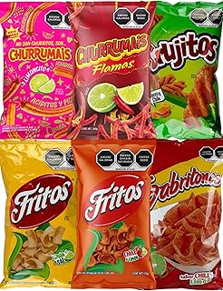 mexican chips mix bundle churrumais limon flamas crujitos frituras sal chile sabritones 6pc BIG