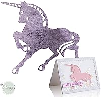 Vista 1 de Unicorn Troquel de corte de metal para hacer tarjetas, álbumes de recortes, manualidades de papel, troqueles en forma de animal por Matty's Crafting