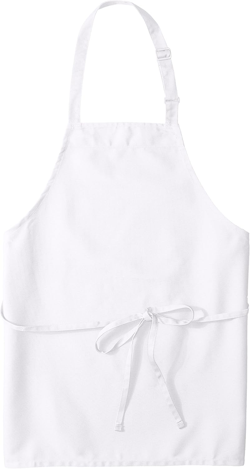 Uncommon Threads womens Adjustable No Pocket Restaurant Bib Apron, Kelly, One Size US: Food Service Uniforms Aprons: Clothing
