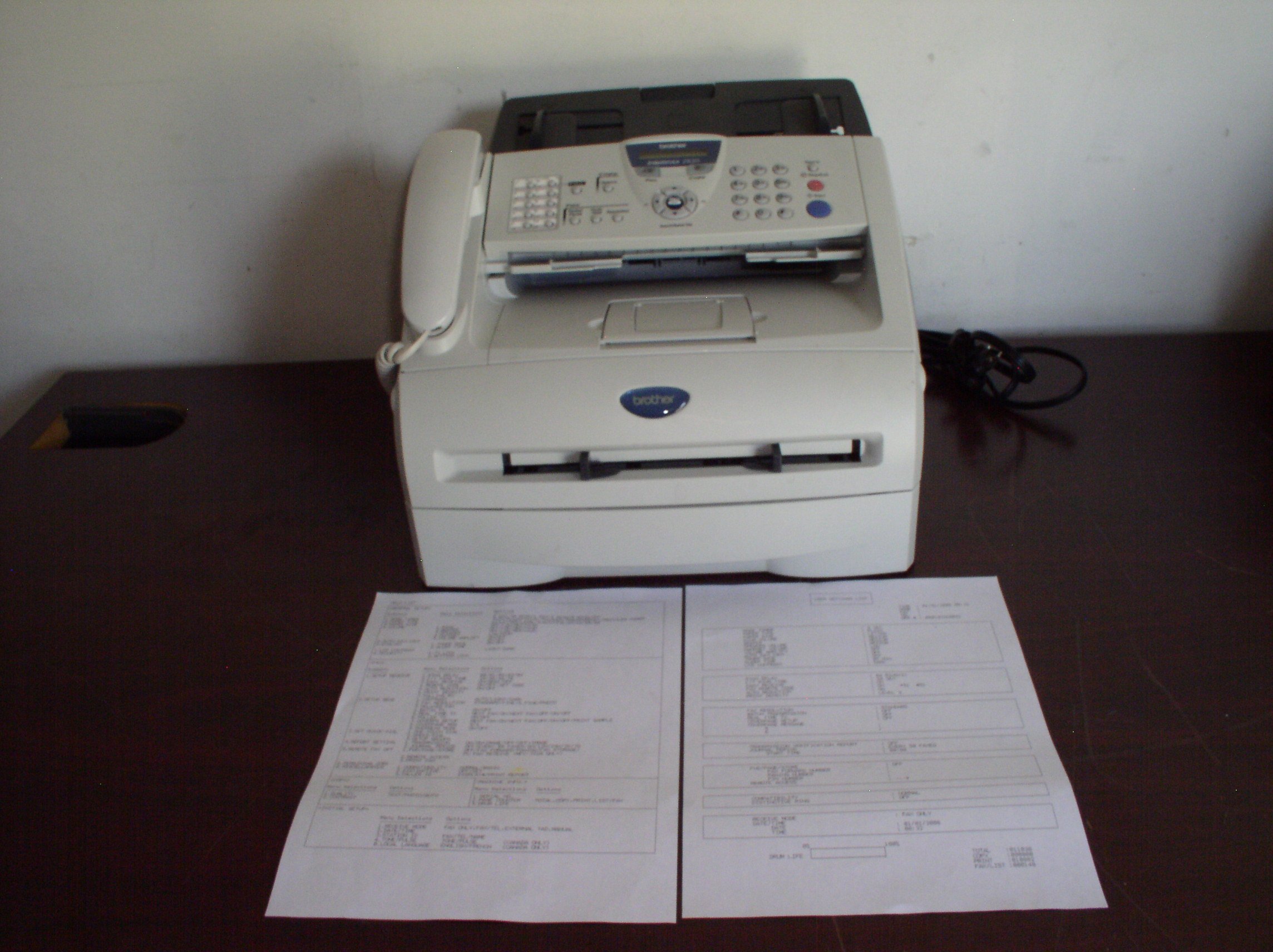 Amazon.com: Brother IntelliFax 2820 Laser Fax Machine and Copier 