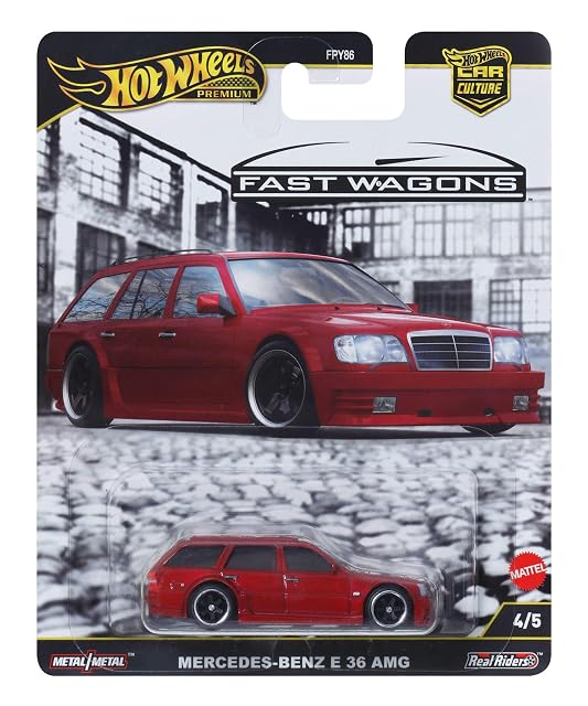 Foto 4 de 5 de Hot Wheels Premium Car Culture Mercedes-Benz AMG Estate Coche de juguete metálico coleccionable a escala 1:64…