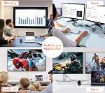 TOBENONE Laptop Docking Station for MacBook Pro/Air Dual 4K Monitor, 15 in 2 USB-C Dock with 2 HDMI Port, 7 USB, SD&Micro SD, Gigabit Ethernet, 87W PD 3.0, Audio/Mic (NO Power Adapter)