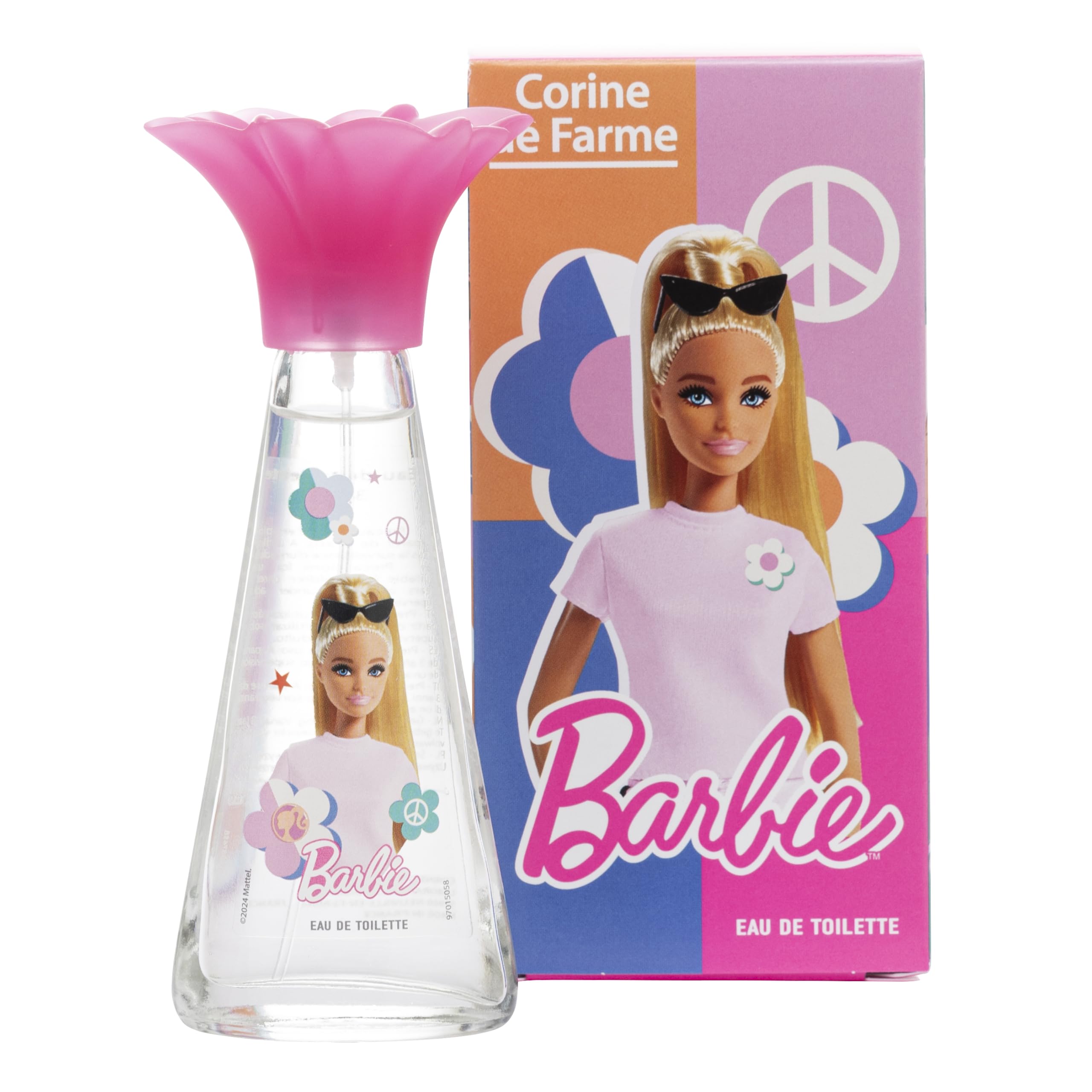 Corine de Farme - Eau de Toilette Barbie - Profumo per bambini dai 3 anni - Fragranza fruttata e floreale - Formulazione Clean Beauty - Produzione francese - 30 ml