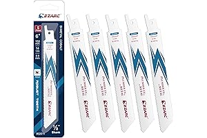 EZARC Metal Master: R622PM Bi-Metal Cobalt 6-Inch 14TPI Sabre Saw Blades