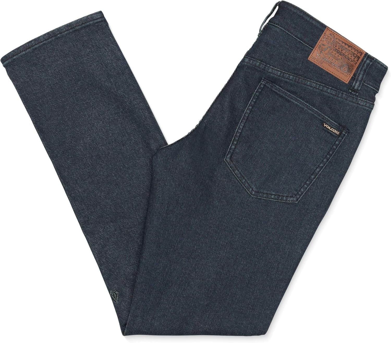 Volcom Men's Vorta Slim Fit Stretch Denim Jean, Melindigo