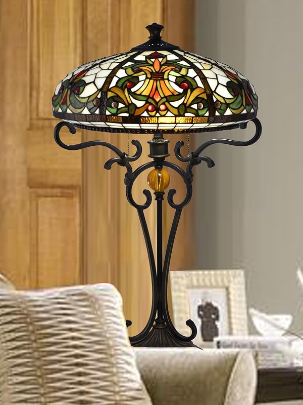 Dale Tiffany TT101114 Boehme Table Lamp, Antique Golden Sand by Dale Tiffany - Image 2