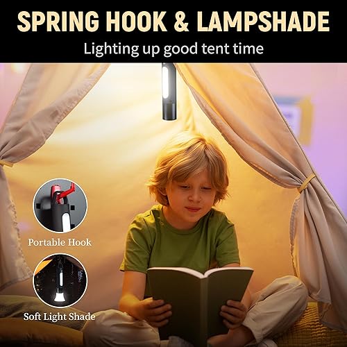 Miniatura 25 de Linternas recargables 900000 lúmenes de alto brillo linterna LED linterna táctica de alta potencia linternas zoomable 3 modos IPX6 impermeable luz