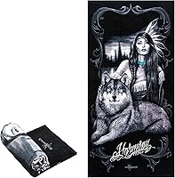 Vista 6 de Toalla de playa Black Chicano Marilyn Monroe Smile Now Cry Later