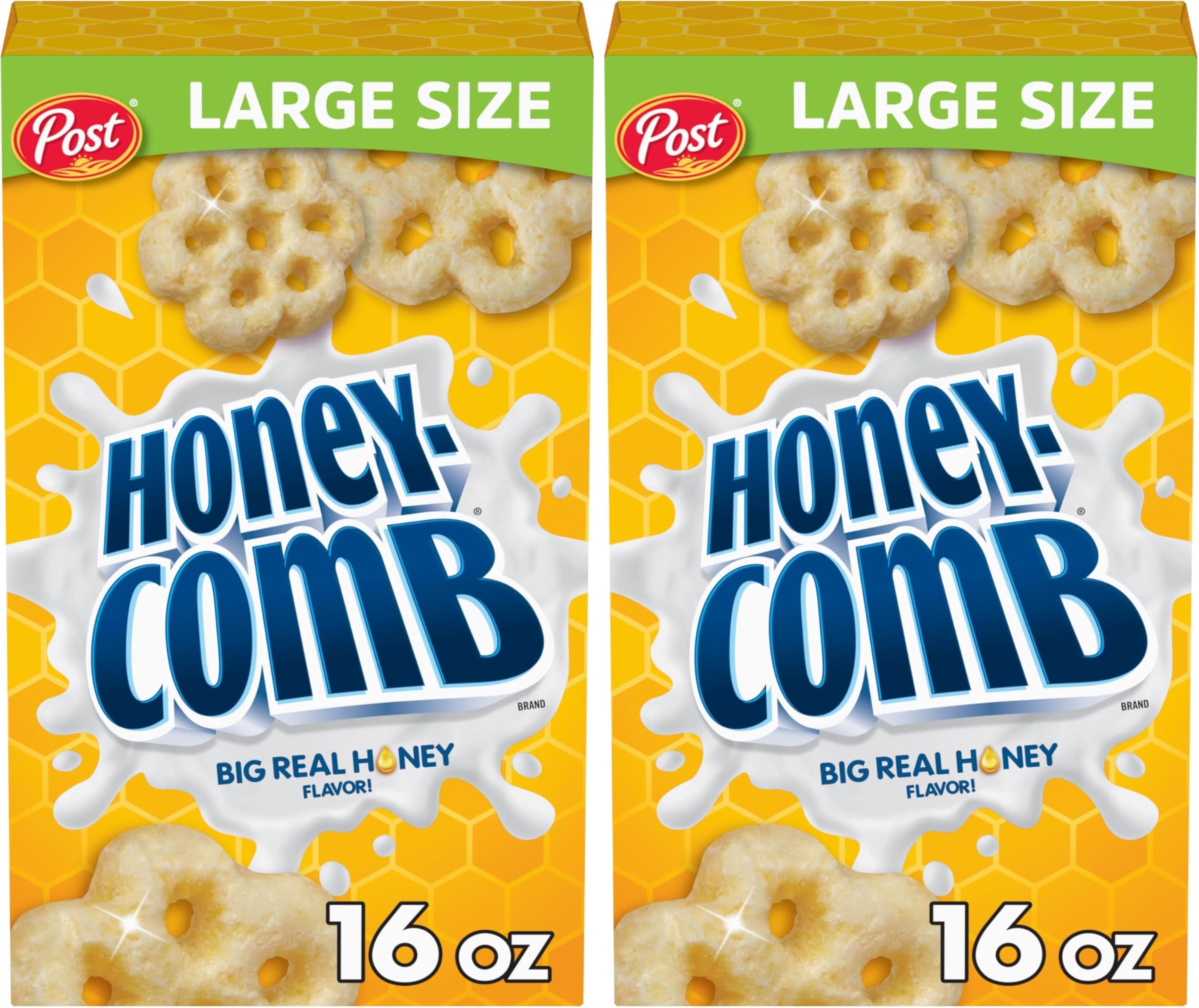 Post Honeycomb Cereal, 16 OZ Box (Pack of 2)