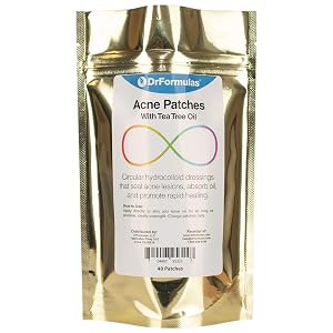 DrFormulas Pimple Patch with Tea Tree and Oil Absorbent Acne Spot Treatment Dermatrope Clear Hydrocolloid Dressing to Help