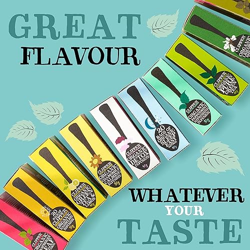 Miniatura 7 de Té Clipper, regaliz y menta, té orgánico con raíz de regaliz, té de hierbas a base de plantas, té rico sin cafeína, 1 paquete, 20 bolsas de té sin