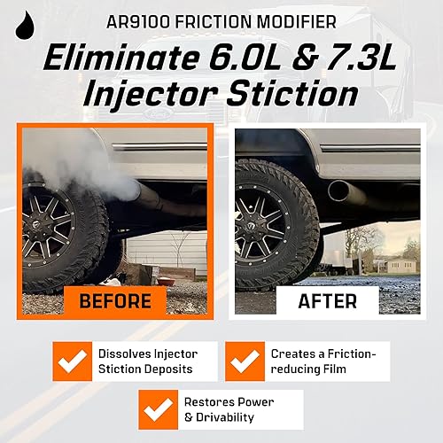 Miniatura 3 de Archoil Aditivo de aceite AR9100 (16 onzas) para todos los vehículos, arranque en frío Powerstroke, elimina problemas de inyector