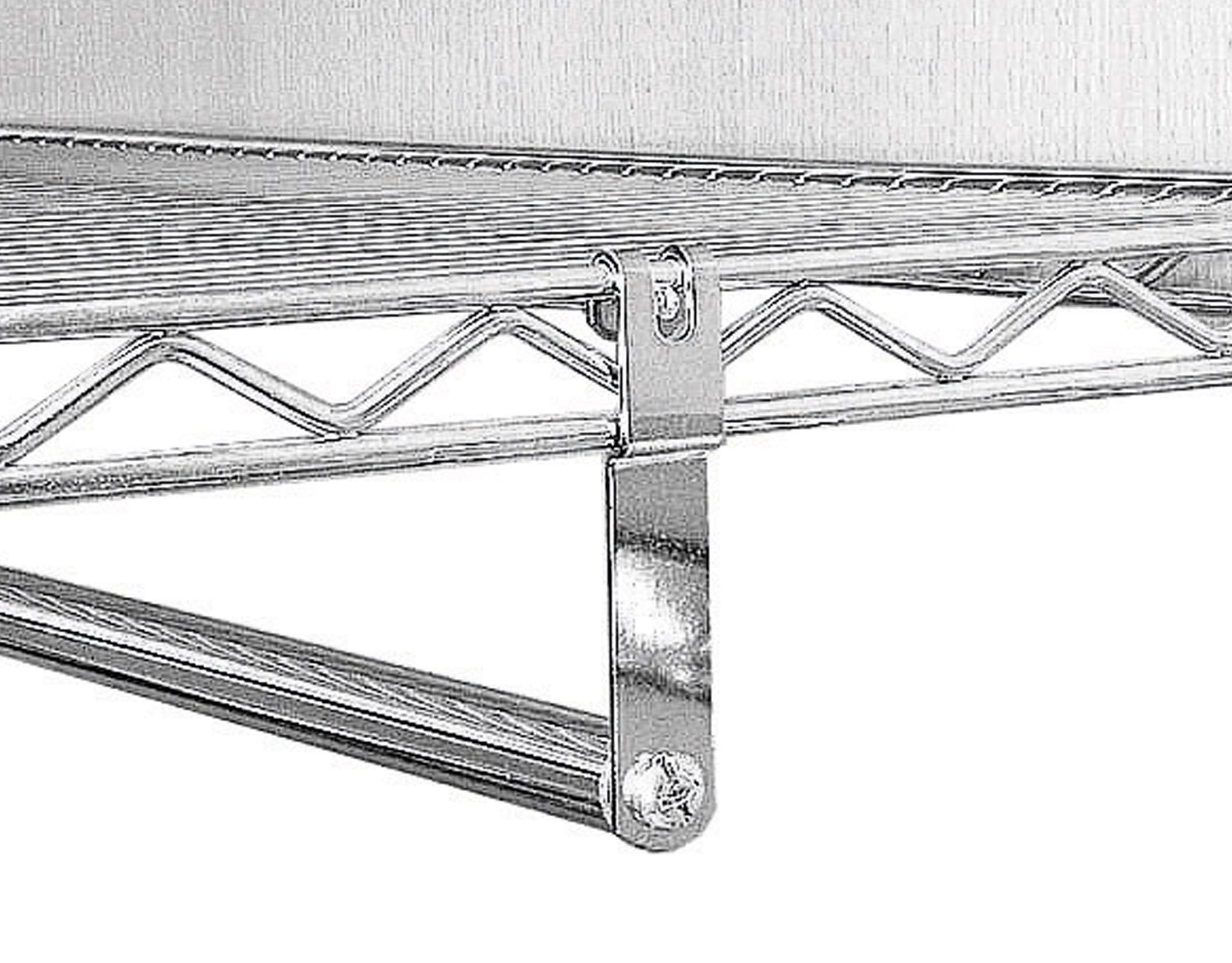 Archimede Sistema Componibile, Barra Porta Abiti, Grigio (Cromato), 152.00 x 1.00 x 1.00 cm