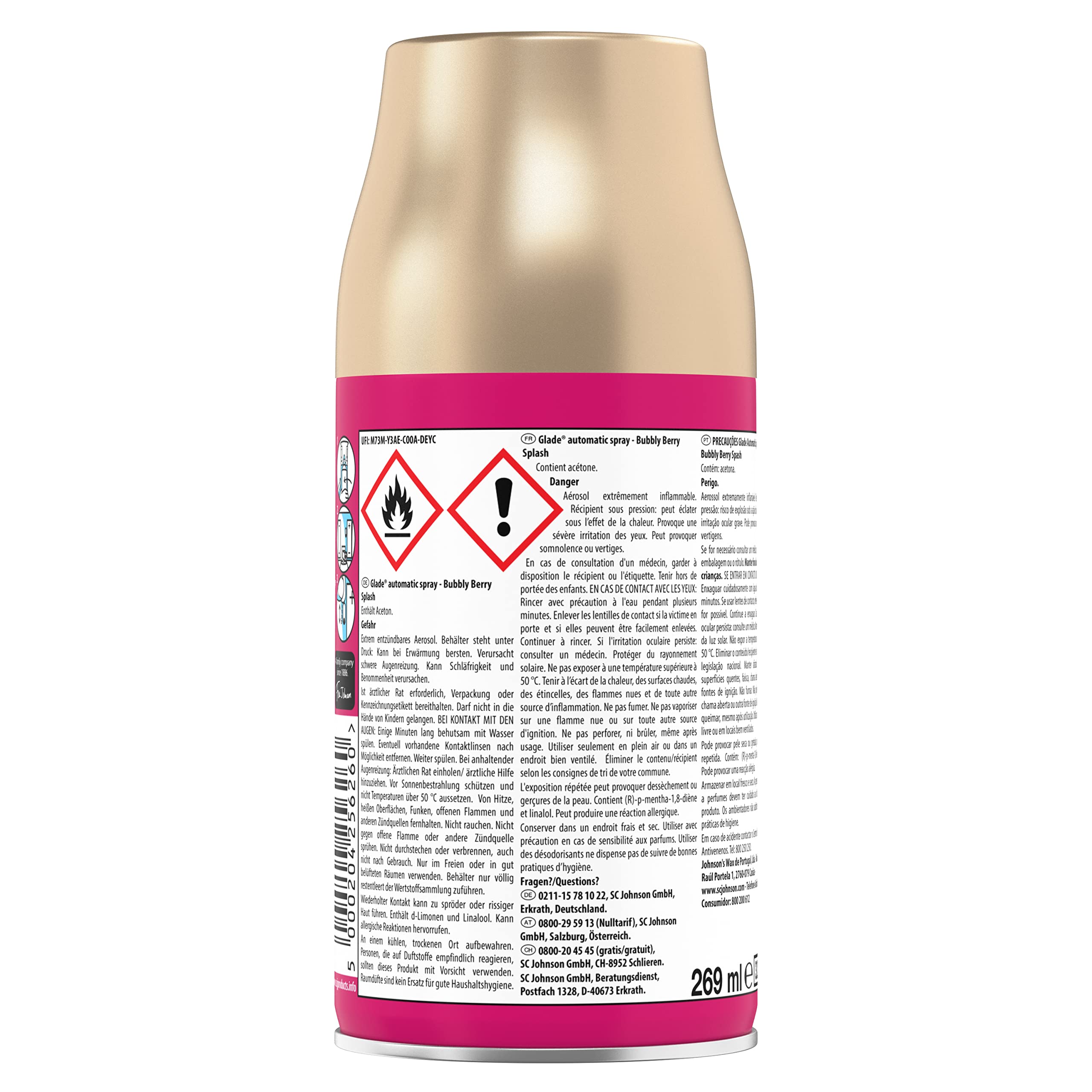 Glade Automatic Spray Nachfüller, Raumduft, Relaxing Zen, 4er Pack – Ansicht 3