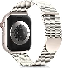 Higgs Strap Compatible with Apple Watch Straps 42mm 46mm 45mm 44mm 41mm 40mm 38mm 49mm for Women Men, Dual Magnetic Adjustable Metal Band for iWatch Series 11 10 9 8 7 6 5 4 SE Ultra 3 2 1