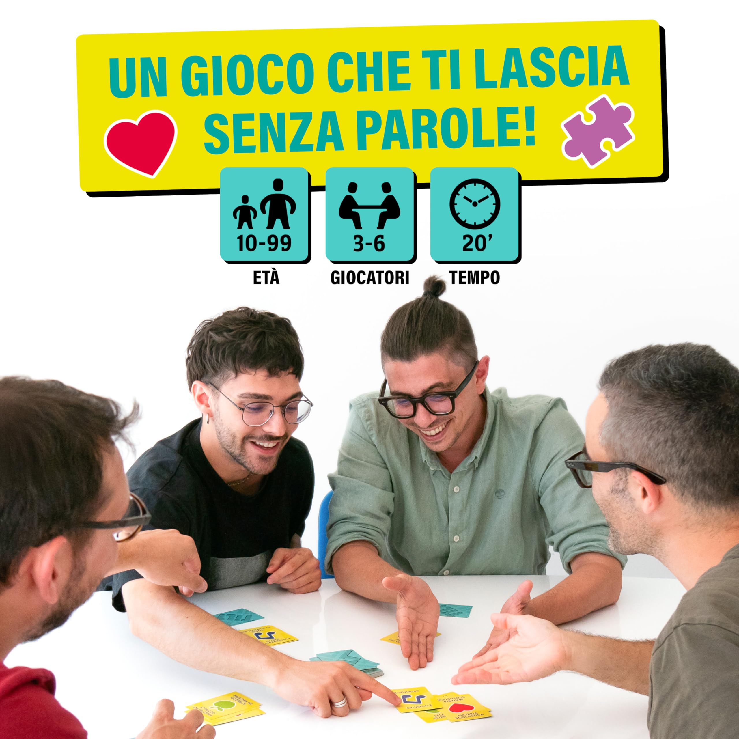 Tilt - Gioco da Tavolo - Party Game per Adulti e Ragazzi dai 10 Anni - Gioco di Carte - 3-6 Giocatori - Durata 20min - Edizione Italiana