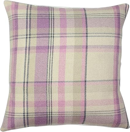 pink check cushions
