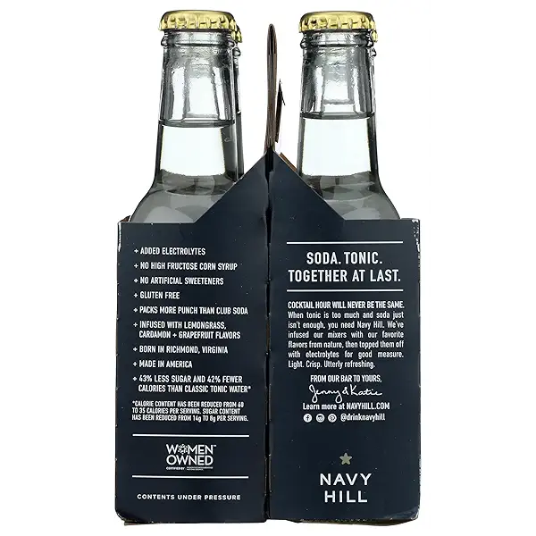 Navy Hill Original Soda/Tonic 4pk, 6.75 FZ 5