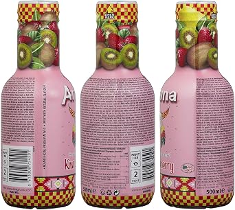 Arizona Tea Mix Bundle - 8 Flavours | Blueberry White Tea, Fruit Punch, Kiwi Strawberry, Watermelon + More | PACK OF 6x500ml MIX 1pc Each - 6 Flavours Boxed Treatz