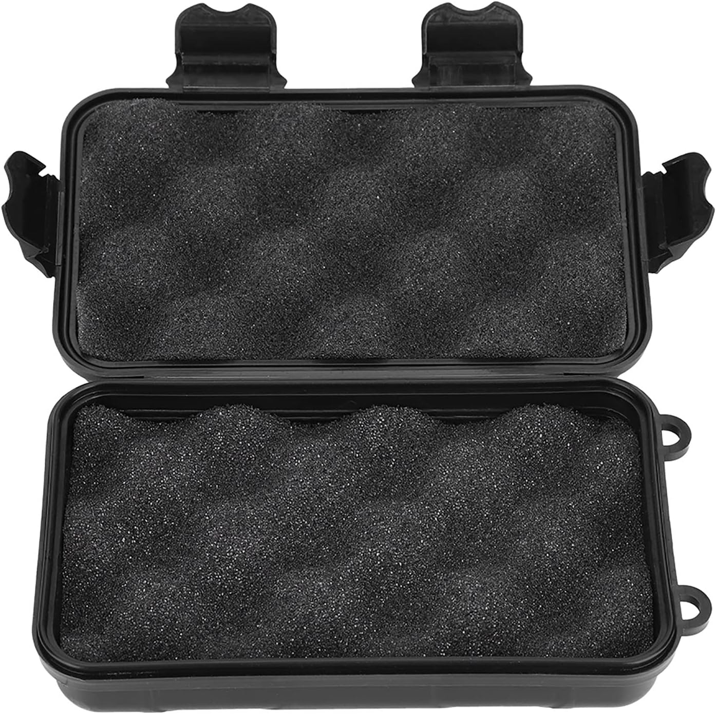 Shockproof Box, Portable EDC Survival Equipment Sealed Box Container Storage Carry Box (Black Small) Small Box Dry Box