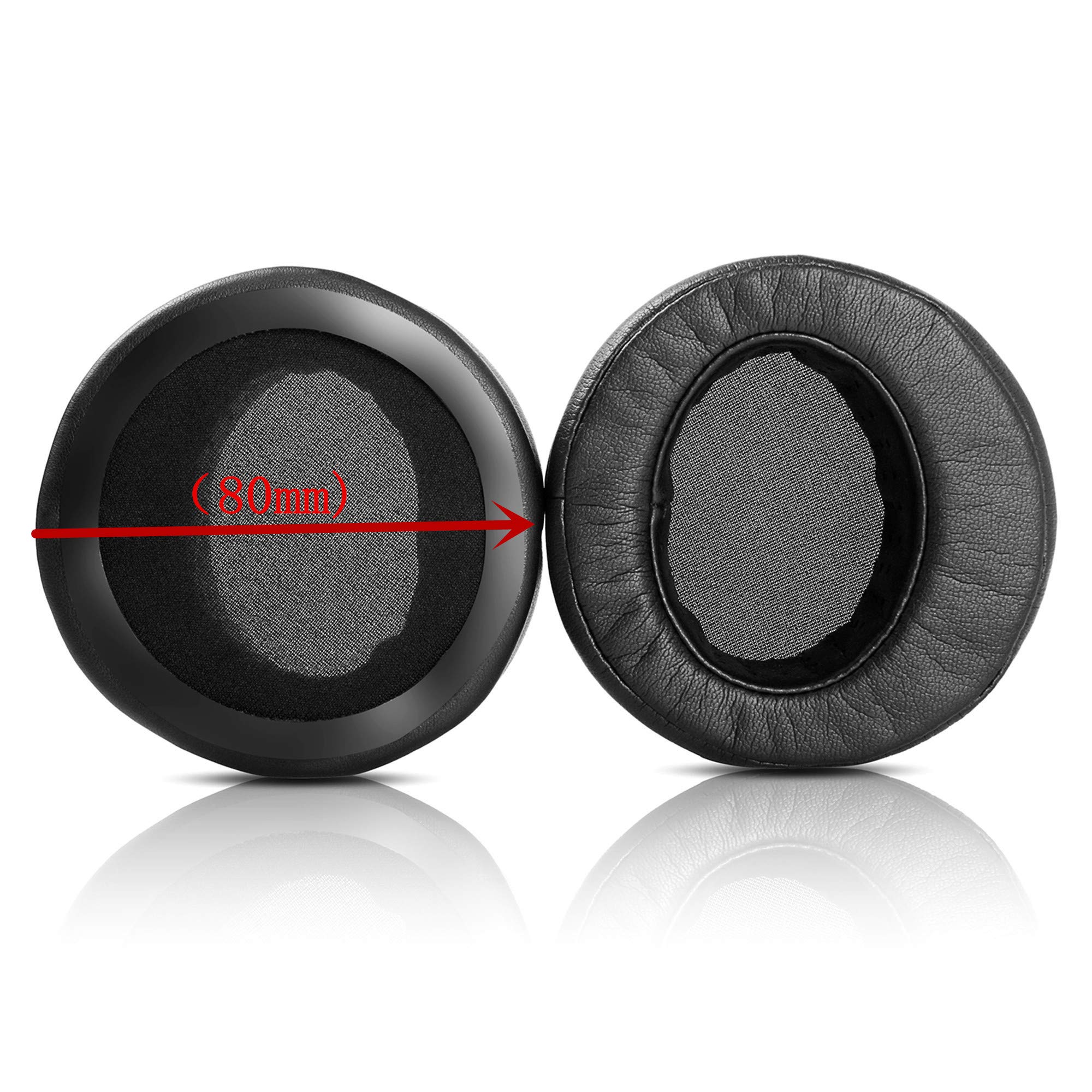 Coussinets De Rechange Pour Casque - Mousse Mémoire Et Cuir Protéiné Confort