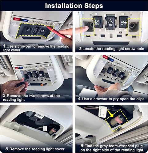 Miniatura 3 de Cámara de tablero delantera 4K y trasera 1080P ajuste personalizado para Subaru Forester 2016-2024 (modelo A), Base Limited Premium Sport Touring