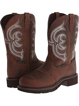 womens justin boots wide width
