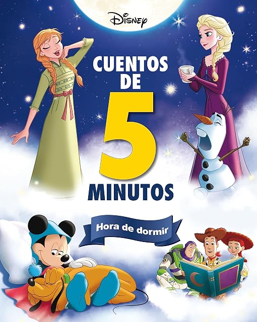 Portada de Disney. Cuentos de 5 minutos. Hora de dormir